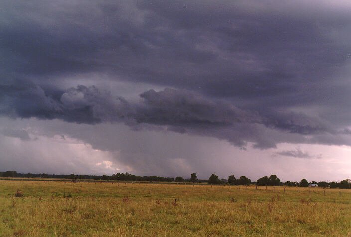 cumulonimbus thunderstorm_base : Ulmarra, NSW   15 January 1998