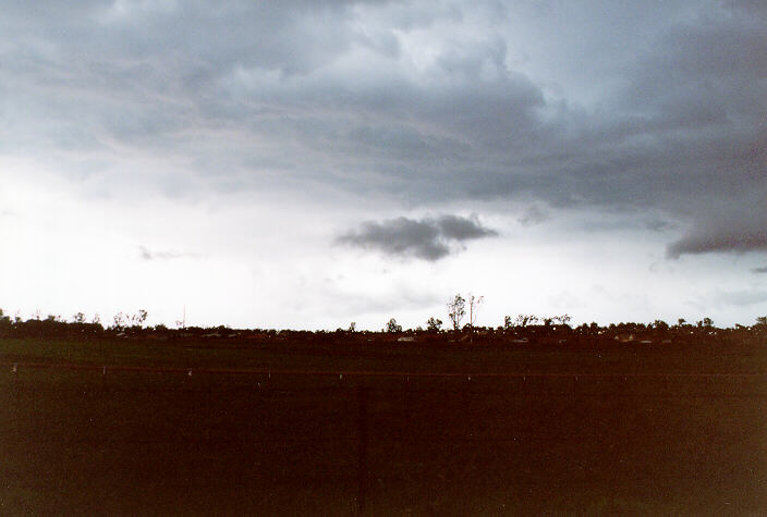 cumulonimbus thunderstorm_base : Oakhurst, NSW   24 January 1998