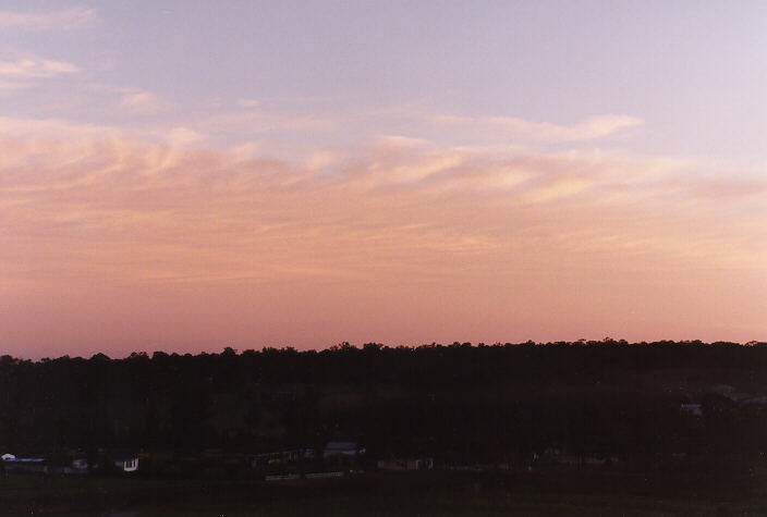 cirrus cirrus_cloud : Schofields, NSW   27 January 1998