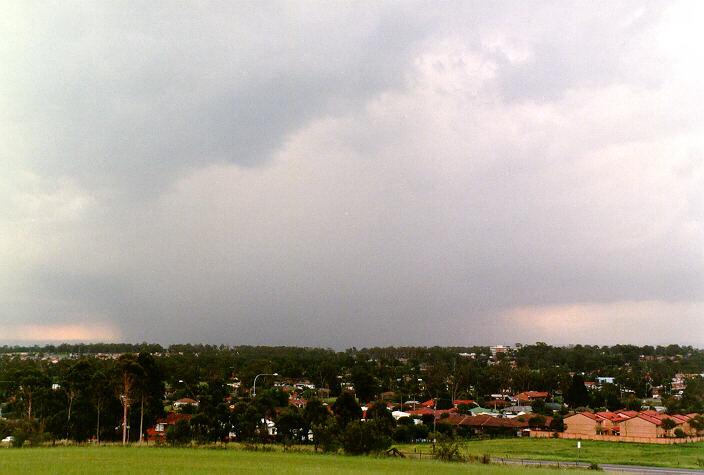 raincascade precipitation_cascade : Rooty Hill, NSW   6 February 1998