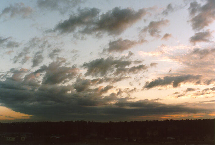 altocumulus castellanus : Schofields, NSW   14 July 1998