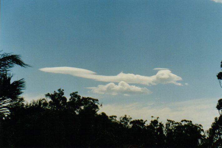 altocumulus lenticularis : Oakhurst, NSW   18 October 1998