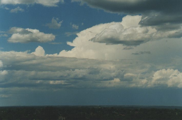 thunderstorm cumulonimbus_incus : Rooty Hill, NSW   26 October 1998