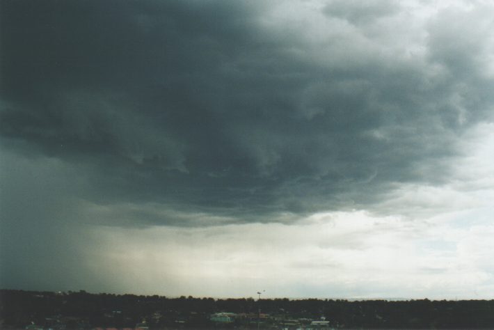 cumulonimbus thunderstorm_base : Rooty Hill, NSW   26 October 1998