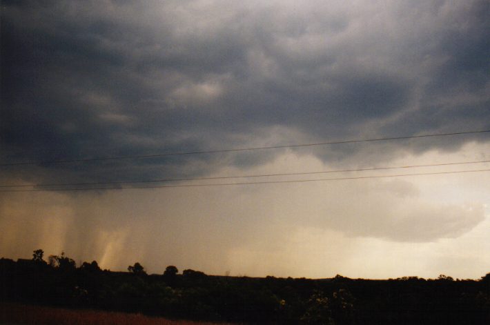 cumulonimbus thunderstorm_base : Warragamba, NSW   11 December 1998