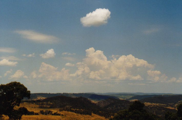 cumulus congestus : Lithgow, NSW   13 December 1998