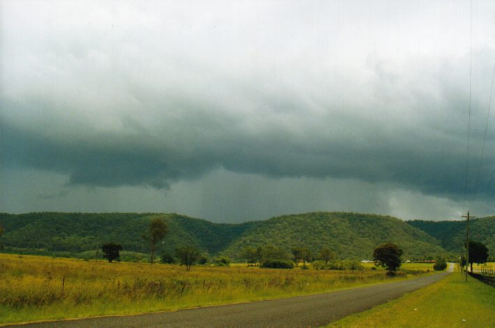 raincascade precipitation_cascade : Castlereagh, NSW   23 January 1999