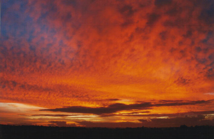 altostratus altostratus_cloud : Schofields, NSW   24 February 1999