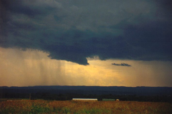 cumulonimbus thunderstorm_base : Luddenham, NSW   13 March 1999