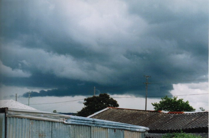 cumulonimbus thunderstorm_base : Schofields, NSW   11 April 1999