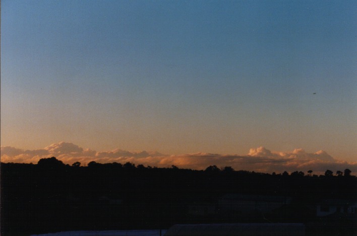 cumulus mediocris : Schofields, NSW   31 July 1999