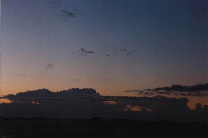 sunrise sunrise_pictures : Schofields, NSW   4 August 1999