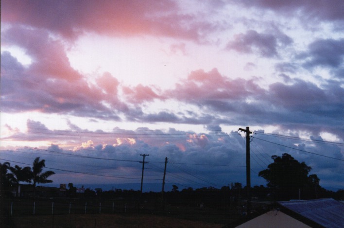 cumulus congestus : Schofields, NSW   28 August 1999