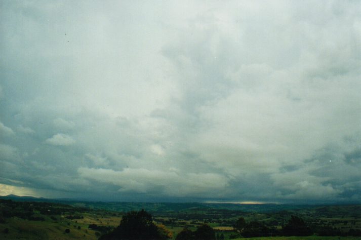 cumulonimbus thunderstorm_base : McLeans Ridges, NSW   28 August 1999