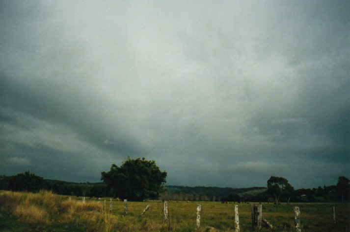 cumulonimbus thunderstorm_base : Richmond Hill, NSW   28 August 1999