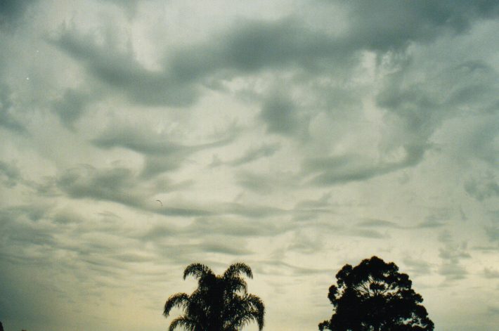 altostratus altostratus_cloud : Wollongbar, NSW   10 September 1999