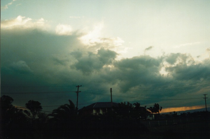 thunderstorm cumulonimbus_incus : Schofields, NSW   21 September 1999