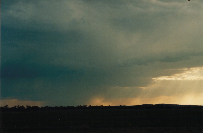 cumulonimbus thunderstorm_base : Breeza Plains, NSW   25 September 1999