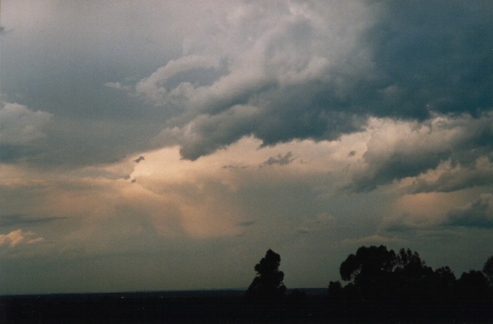 thunderstorm cumulonimbus_incus : Rooty Hill, NSW   18 October 1999
