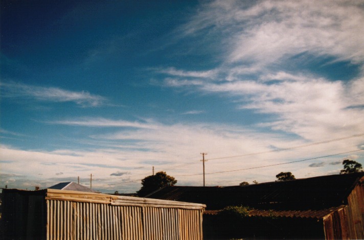 cirrus cirrus_cloud : Schofields, NSW   25 October 1999