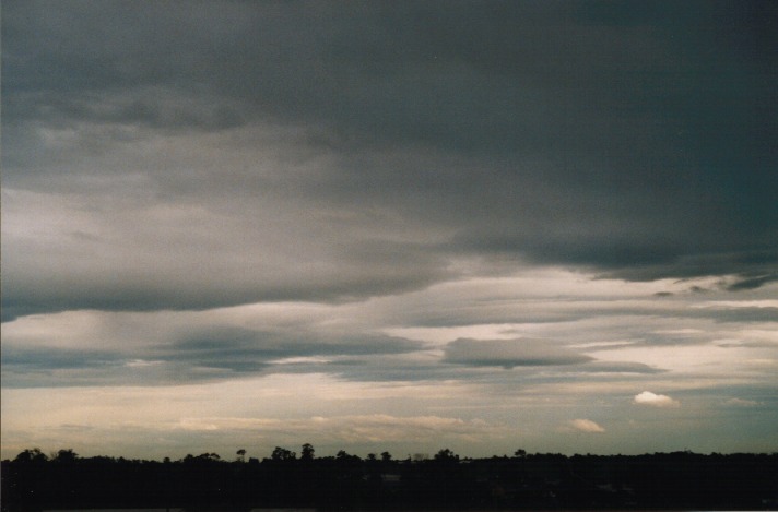 altostratus altostratus_cloud : Schofields, NSW   26 October 1999