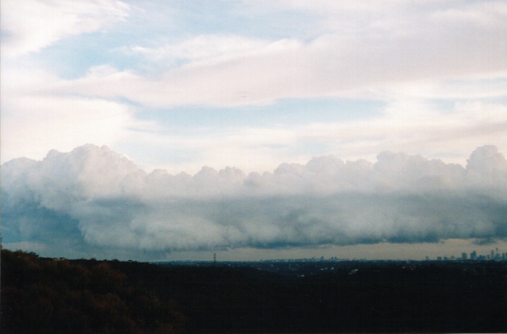 altostratus altostratus_cloud : St Ives, NSW   31 October 1999
