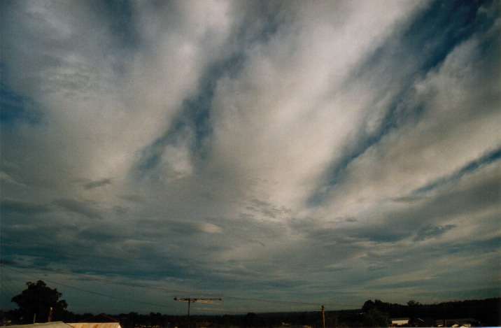 altostratus altostratus_cloud : Schofields, NSW   6 November 1999