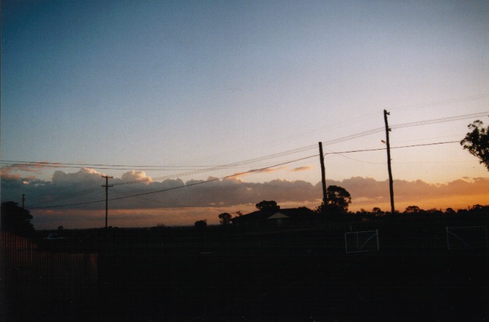cumulus mediocris : Schofields, NSW   7 November 1999