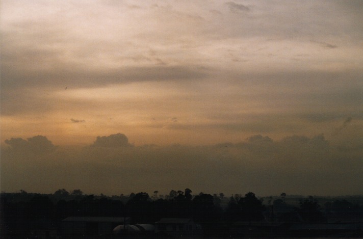 cumulus mediocris : Schofields, NSW   8 November 1999