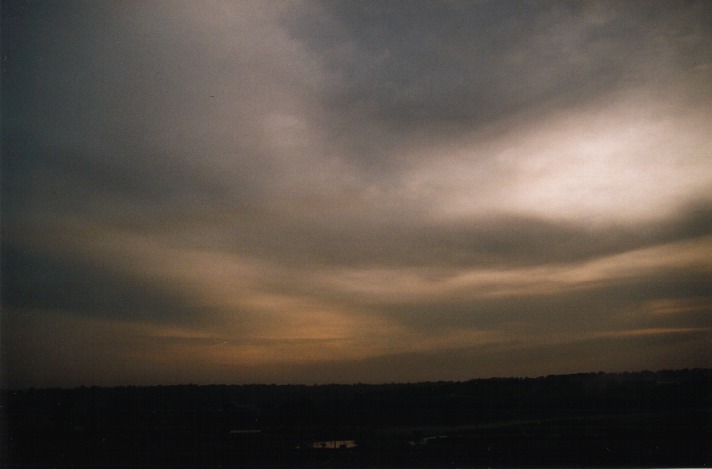 altostratus altostratus_cloud : Schofields, NSW   8 November 1999