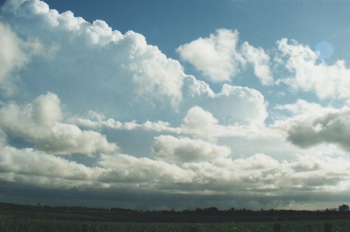 cumulonimbus supercell_thunderstorm : Woodburn, NSW   31 December 1999