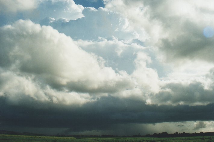 cumulonimbus supercell_thunderstorm : Woodburn, NSW   31 December 1999