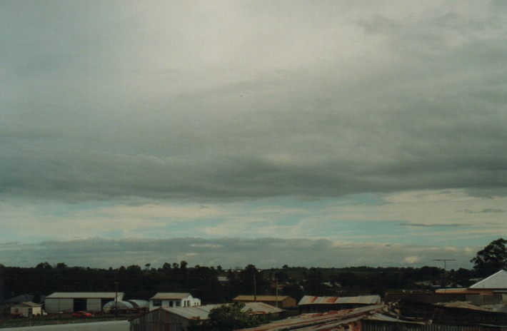 altostratus altostratus_cloud : Schofields, NSW   1 January 2000