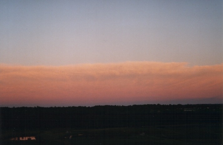 altostratus altostratus_cloud : Schofields, NSW   4 January 2000
