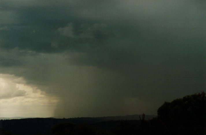 raincascade precipitation_cascade : Lithgow, NSW   5 March 2000