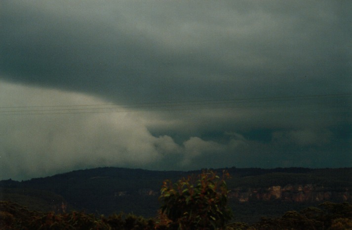 cumulonimbus thunderstorm_base : Mt Boyce, NSW   5 March 2000