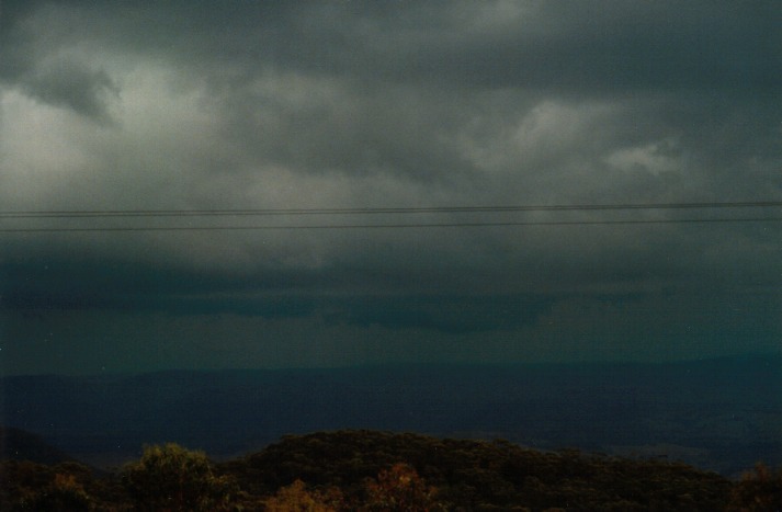 cumulonimbus thunderstorm_base : Mt Boyce, NSW   5 March 2000