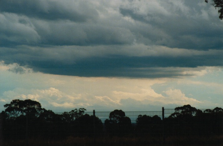 cumulonimbus thunderstorm_base : Schofields, NSW   9 March 2000