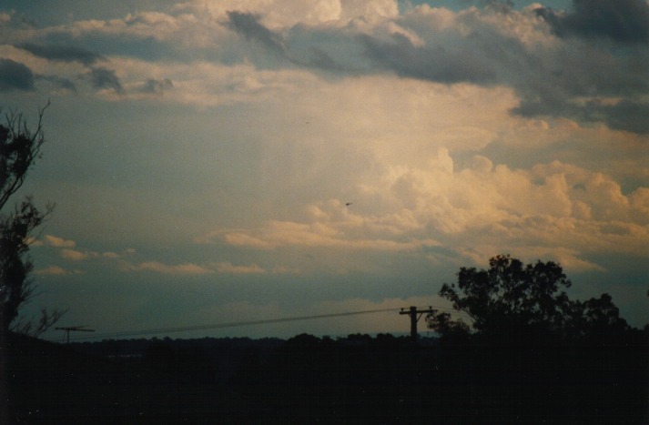 cumulonimbus thunderstorm_base : Schofields, NSW   9 March 2000