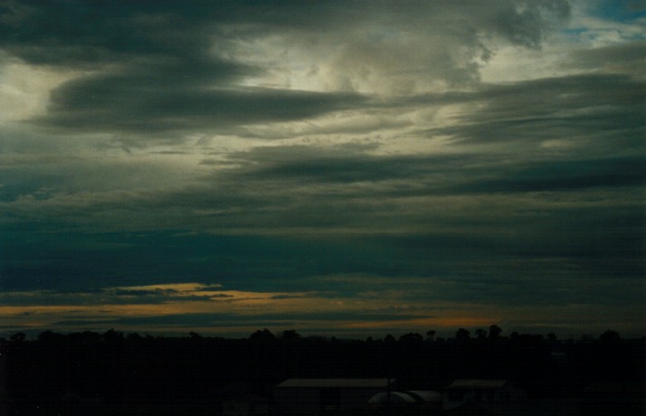 altostratus altostratus_cloud : Schofields, NSW   5 May 2000