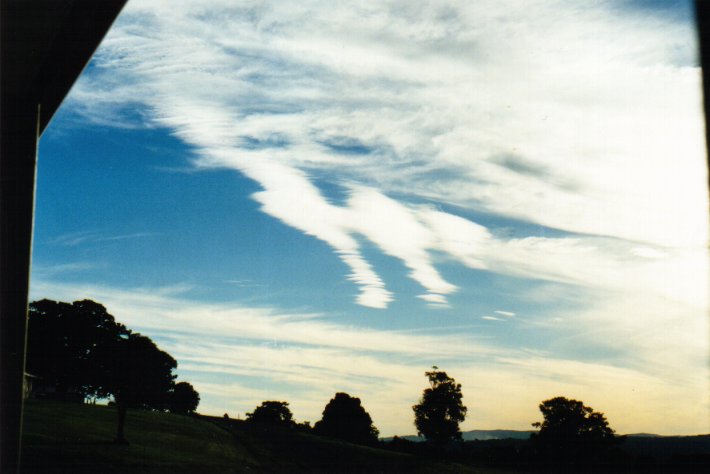 altostratus altostratus_cloud : McLeans Ridges, NSW   5 June 2000