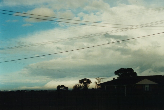 cumulonimbus thunderstorm_base : Schofields, NSW   29 June 2000