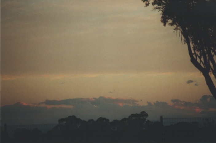 altostratus altostratus_cloud : Schofields, NSW   7 August 2000