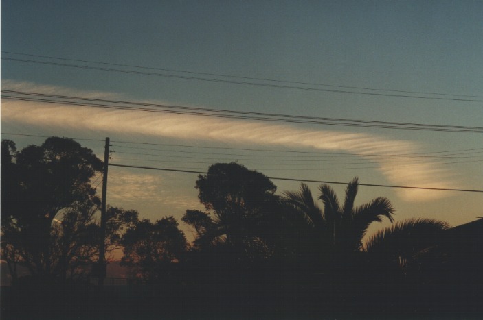 cirrus cirrus_cloud : Schofields, NSW   7 August 2000