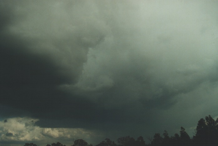 cumulonimbus thunderstorm_base : Singelton, NSW   20 August 2000
