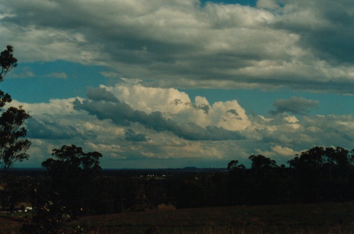 cumulonimbus supercell_thunderstorm : Kemps Creek, NSW   19 October 2000