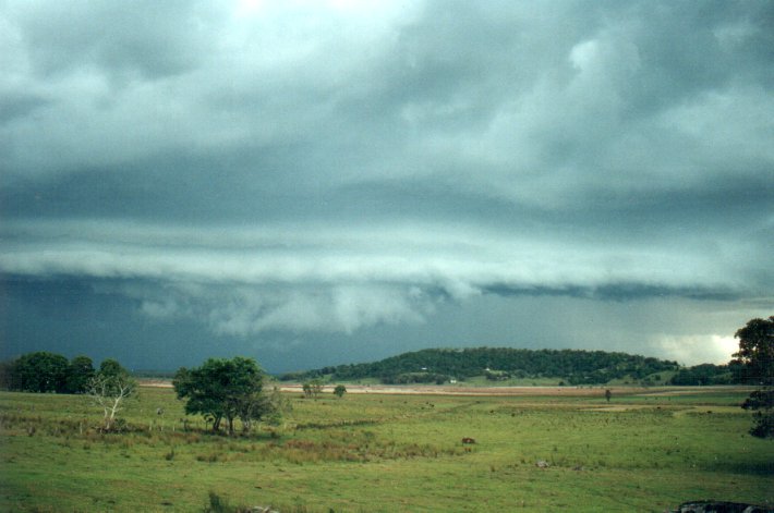 cumulonimbus thunderstorm_base : Meerschaum Vale, NSW   25 October 2000