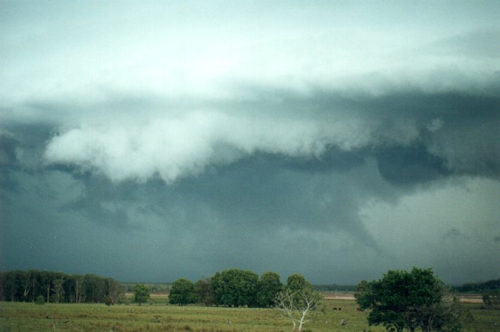 cumulonimbus thunderstorm_base : Meerschaum Vale, NSW   25 October 2000