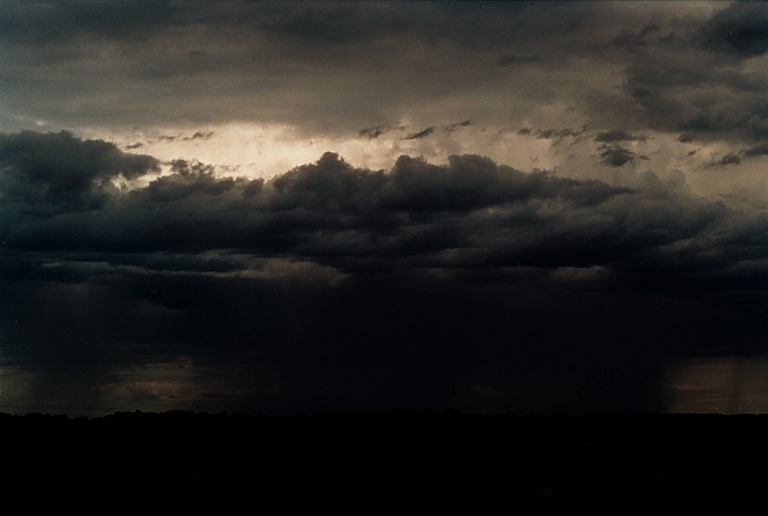cumulonimbus thunderstorm_base : Schofields, NSW   26 October 2000