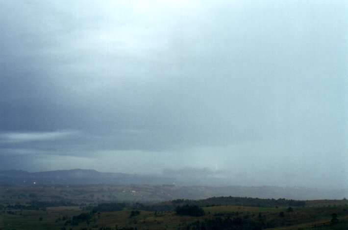 raincascade precipitation_cascade : McLeans Ridges, NSW   26 October 2000